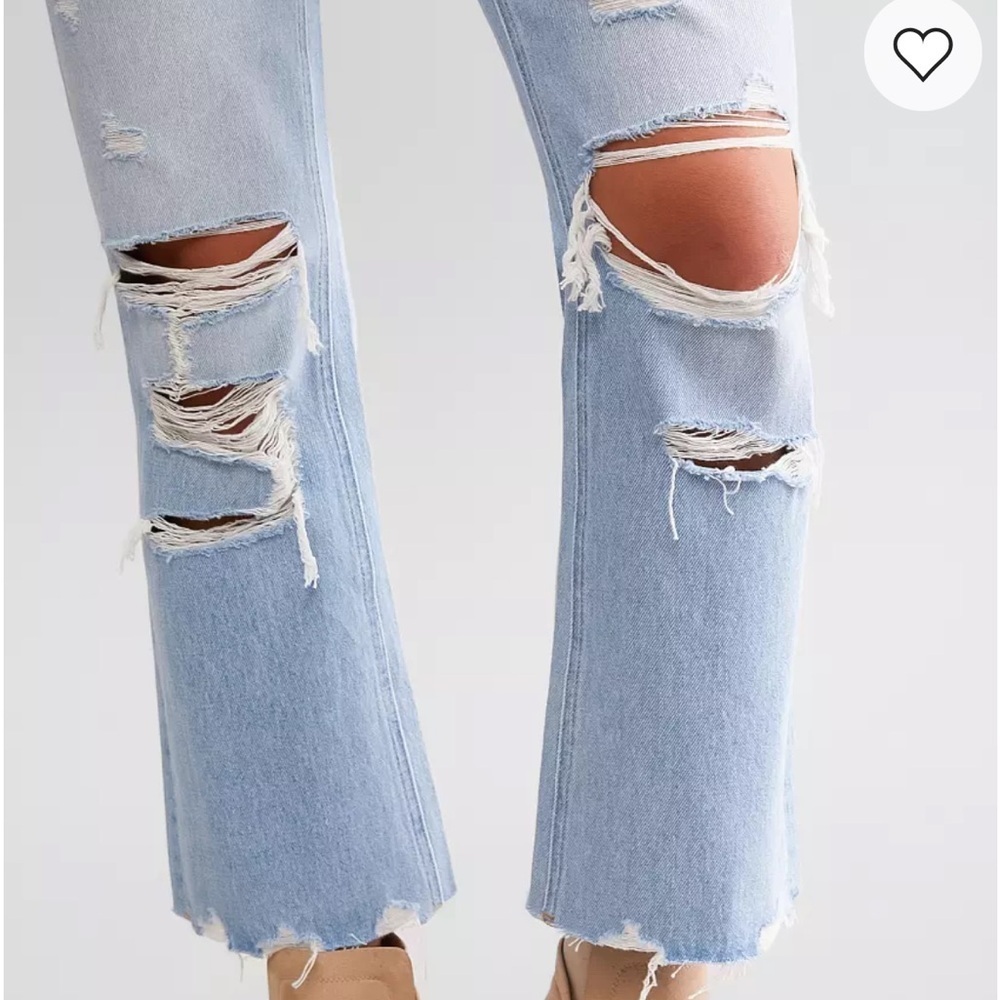 Buckle FLYING MONKEY Vintage Cropped Straight Jean Distressed Windfall 23 - Picture 4 of 14